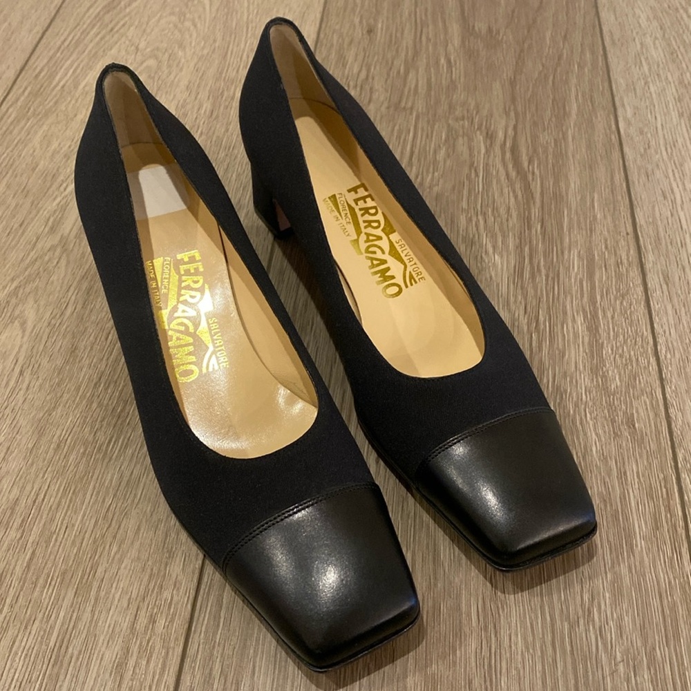 Salvatore Ferragamo Women’s black heels size 7